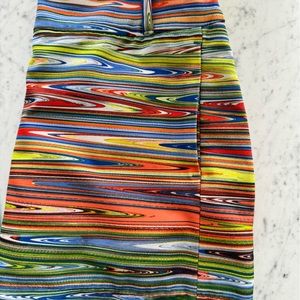 Multi colored gold skort